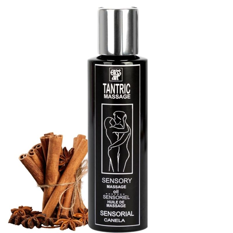 EROS-ART - NATUURLIJKE TANTRAMASSAGEOLIE EN APHRODISIACUM KANEEL 100 ML