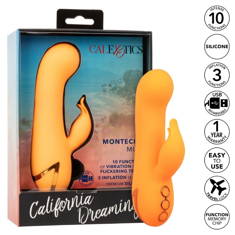 CALEXOTICS - MONTECITO MUSE VIBRATOR RABBIT ORANGE DOOR CALIFORNIA DREAMING