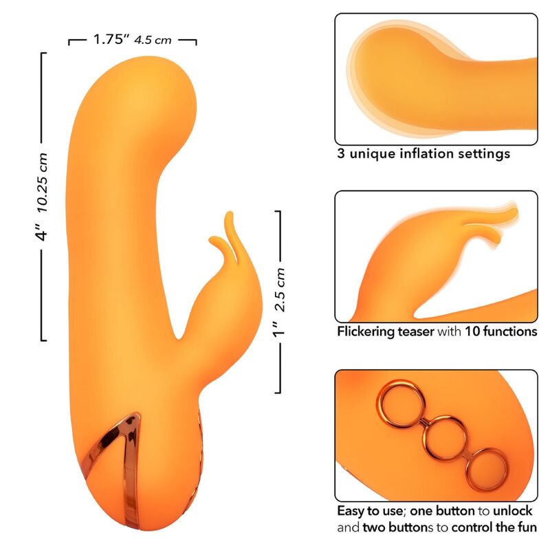 CALEXOTICS - MONTECITO MUSE VIBRATOR RABBIT ORANGE DOOR CALIFORNIA DREAMING