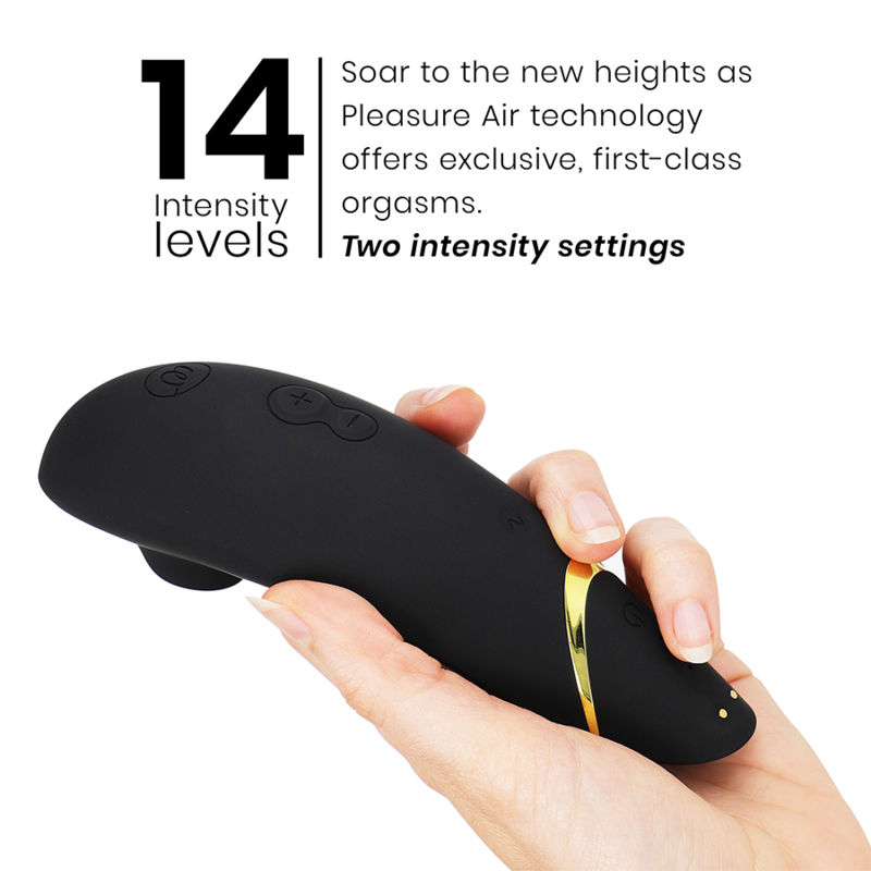 WOMANIZER - PREMIUM 2 CLITORALE STIMULATOR ZWART