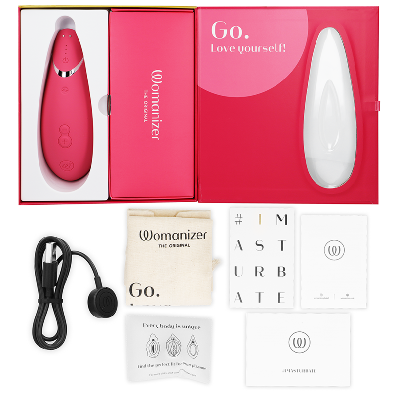 WOMANIZER - PREMIUM 2 CLITORALE STIMULATOR FRAMBOOS