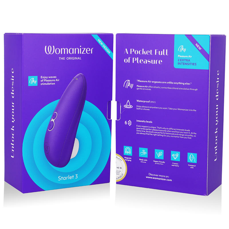 WOMANIZER - STARLET 3 KLITORISSTIMULATOR INDIGO