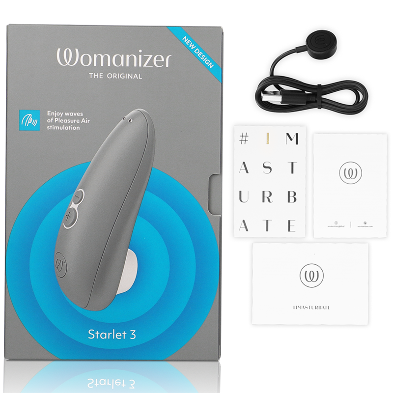 WOMANIZER - STARLET 3 CLITORALE STIMULATOR GRIJS