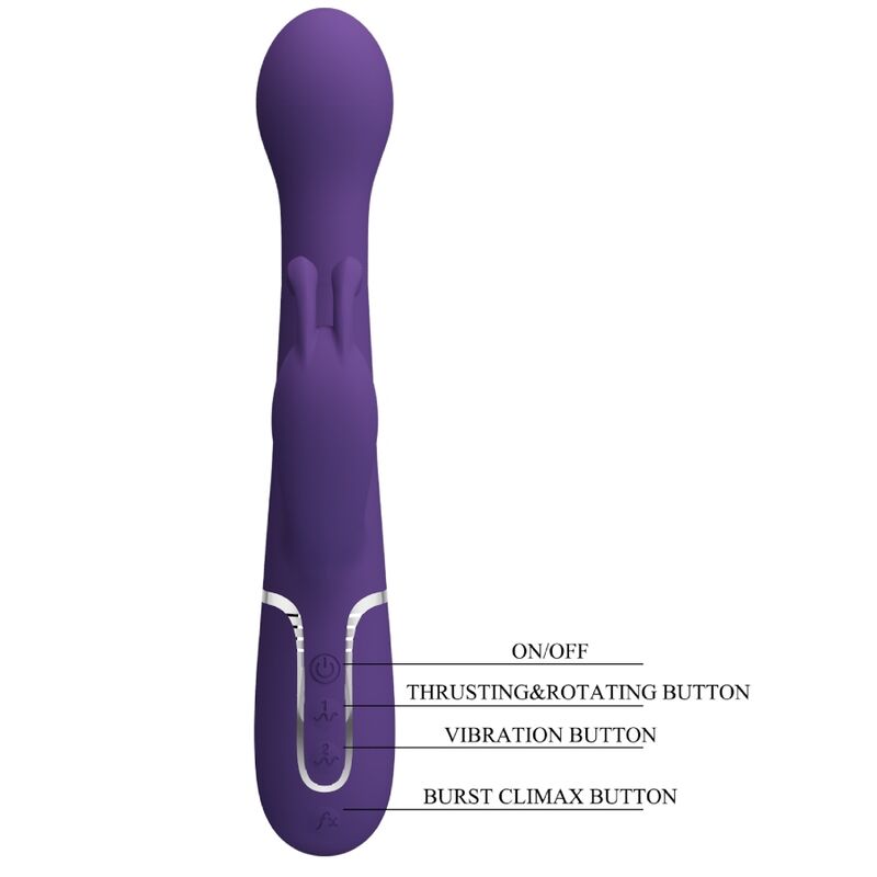PRETTY LOVE - DEJON KONIJN VIBRATOR 3 IN 1 MULTIFUNCTIONEEL PAARS