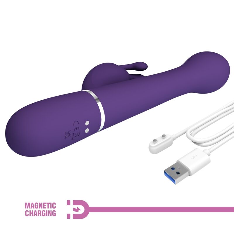 PRETTY LOVE - DEJON KONIJN VIBRATOR 3 IN 1 MULTIFUNCTIONEEL PAARS