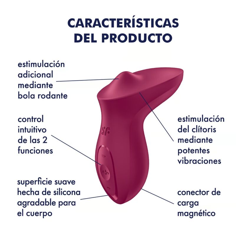 SATISFYER - EXCITERRR LAY-ON CLITORIS BESSENVIBRATOR
