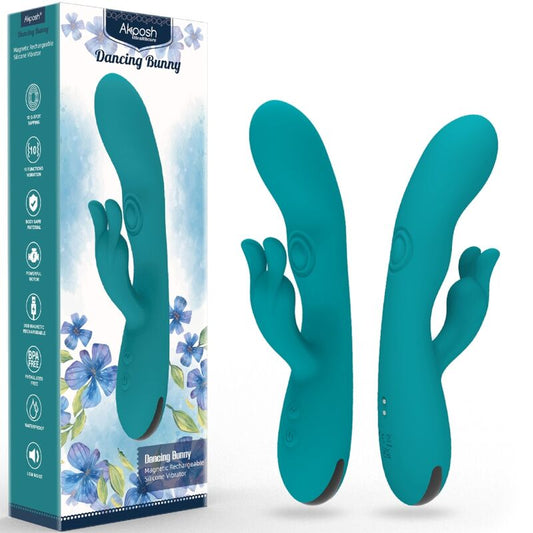 ARMONY - DANCING BUNNY VIBRATOR KONIJN 10 SNELHEDEN GROEN