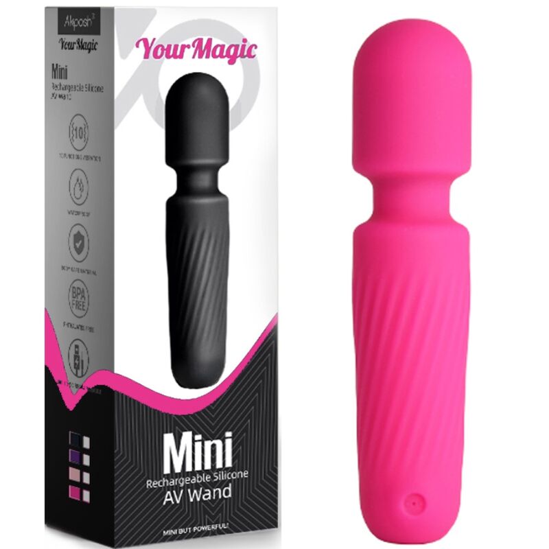 ARMONY - UW MAGISCHE MASSAGEAPPARAAT & VIBRATOR OPLAADBAAR 10 TRILLINGEN ROZE