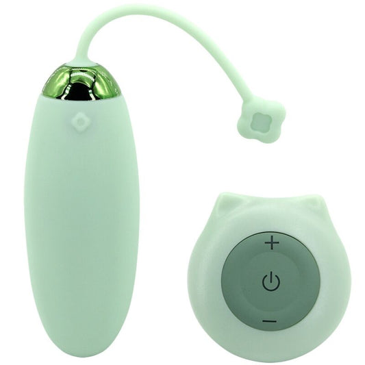 ARMONY - KITTY FUN EGG VIBRATOR AFSTANDSBEDIENING 10 TRILLINGEN GROEN