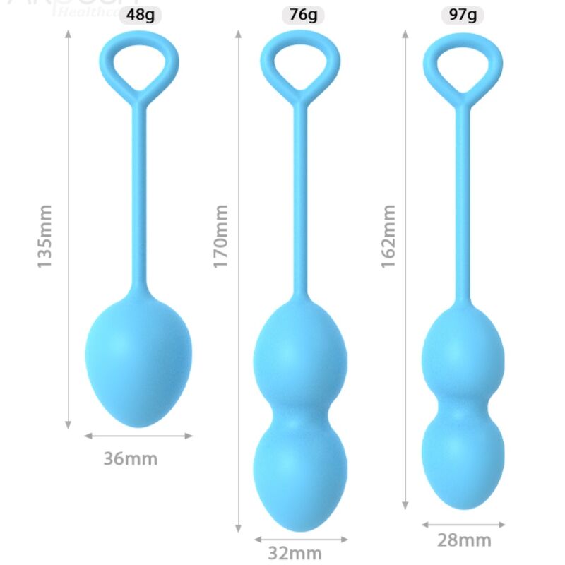 ARMONY - ANABIOSIS VAGINALE DUMBBELL 3 NIVEAUS BLAUW