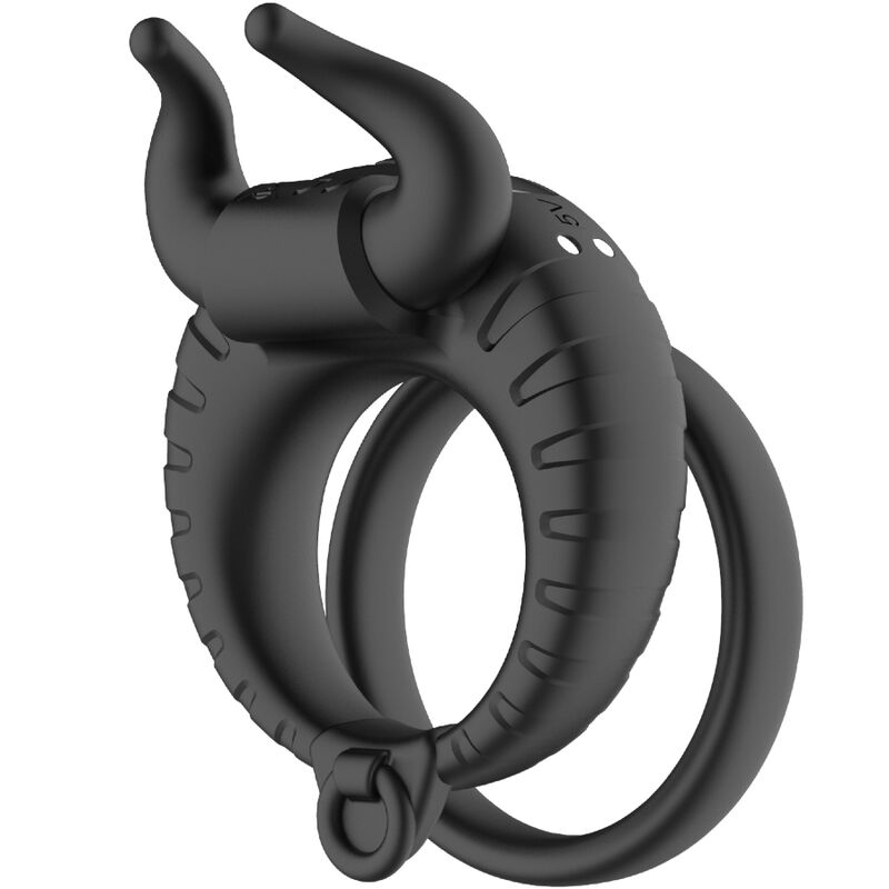 ARMONY - BULL'S PASION RING VIBRATOR 10 SNELHEDEN ZWART
