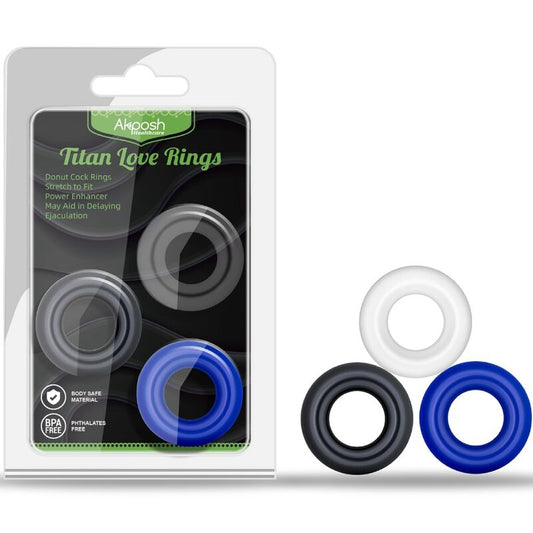 ARMONY - TITAN LOVE DONUT RING MEERDERE KLEUREN