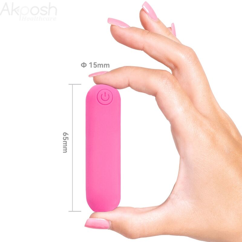 ARMONY - SPLASH JOLINE VIBRATOR KOGEL SILICONE AFSTANDSBEDIENING 10 TRILLINGEN 65 X 15 CM ROZE