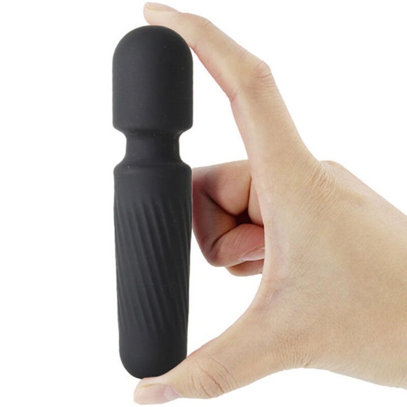ARMONY - UW MAGISCHE MASSAGEAPPARAAT & VIBRATOR OPLAADBAAR 10 VIBRATIES ZWART
