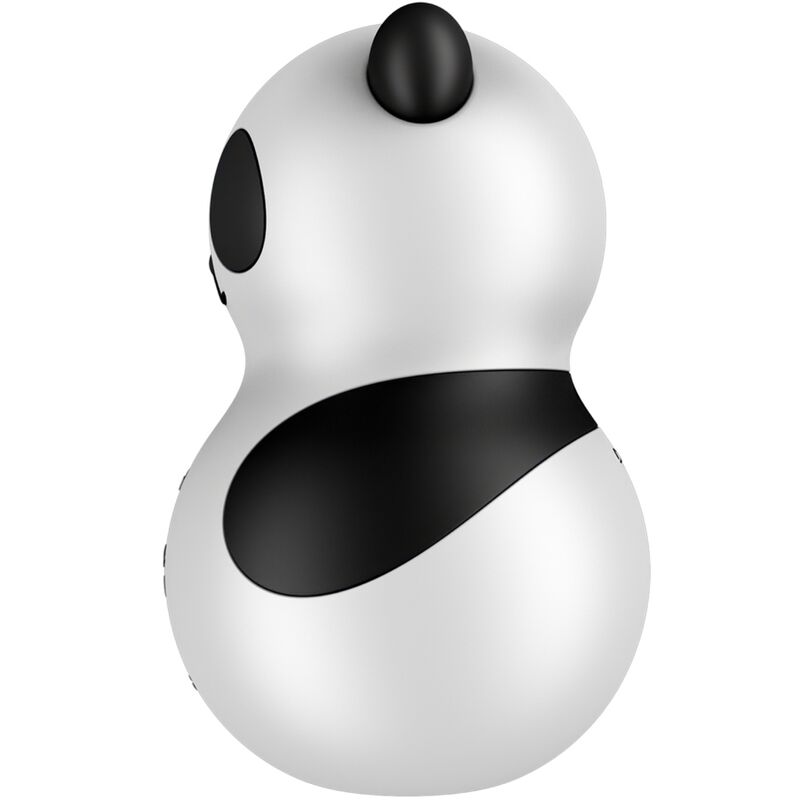 SATISFYER - POCKET PANDA STIMULATOR & VIBRATOR ZWART EN WIT