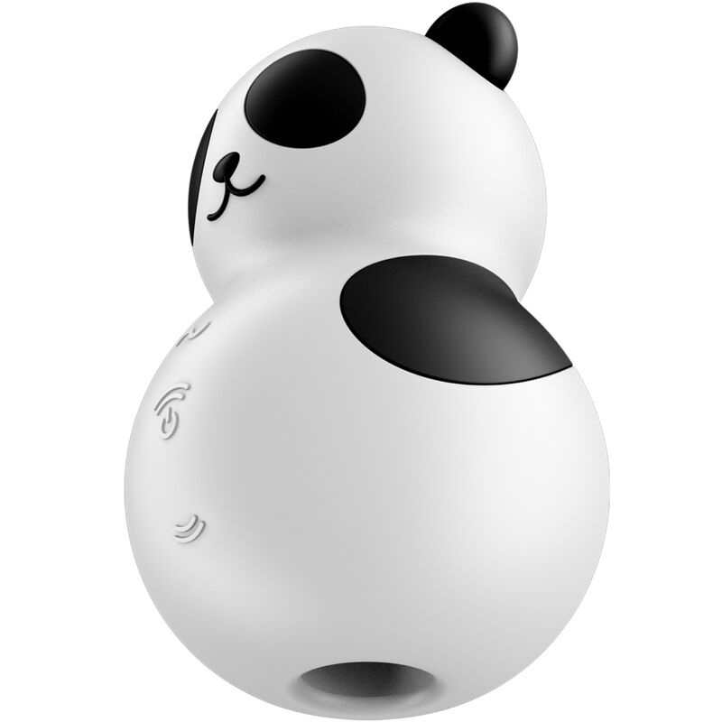 SATISFYER - POCKET PANDA STIMULATOR & VIBRATOR ZWART EN WIT