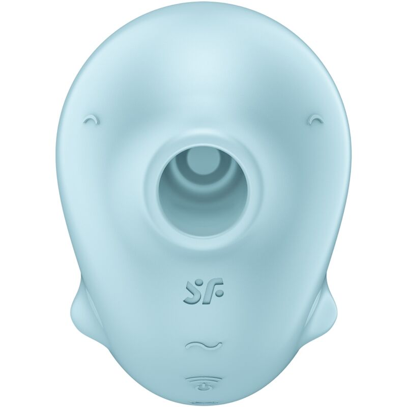 SATISFYER - SASSY SEAL STIMULATOR & VIBRATOR BLAUW
