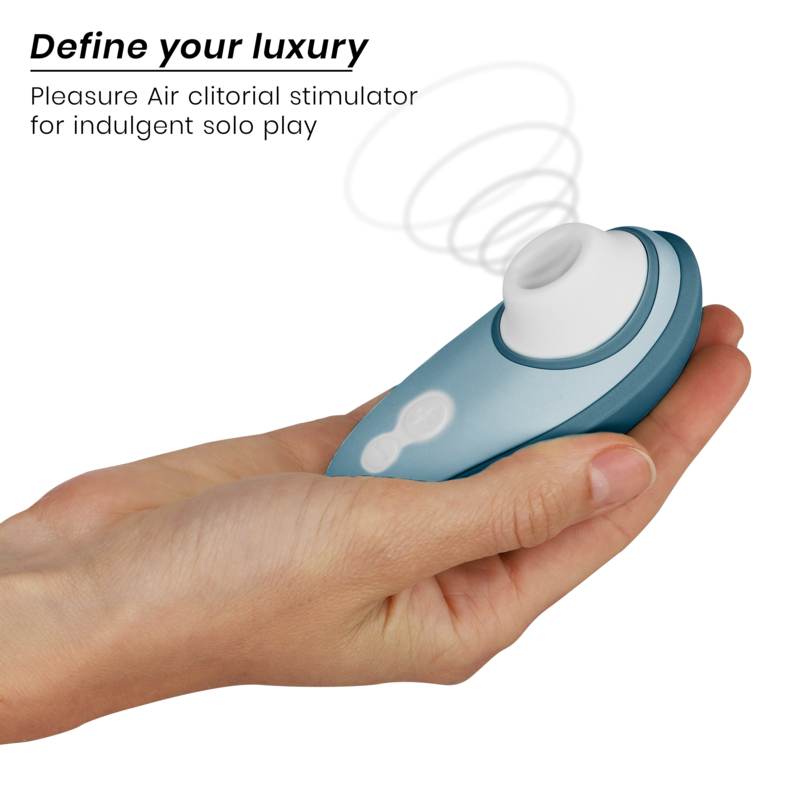 WOMANIZER - LIBERTY 2 CLITORISSTIMULATOR & ZUIGER BLAUW