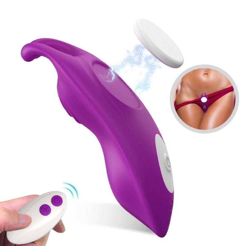 ARMONY - HONINGBIJ DRAAGBARE SLIPJE VIBRATOR G-SPOT AFSTANDSBEDIENING PAARS