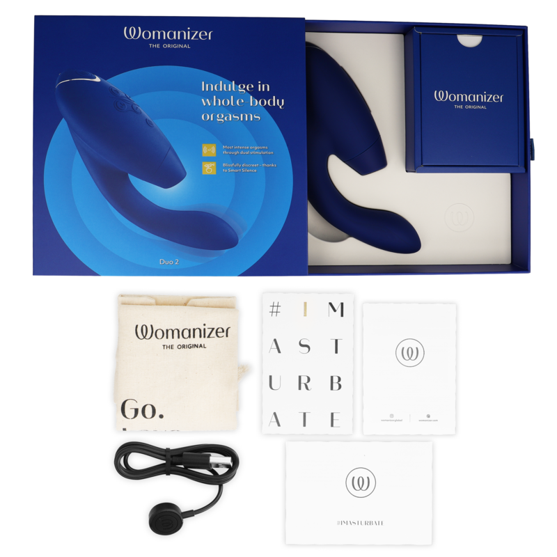 WOMANIZER - DUO 2 STIMULATOR BLAUW