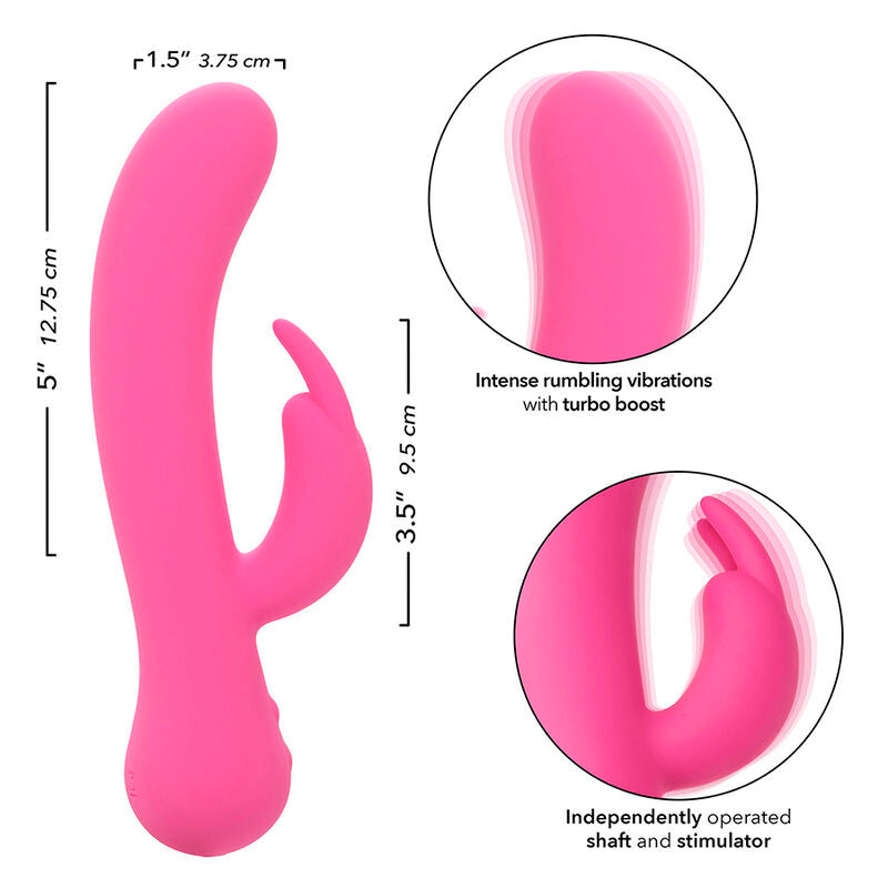 CALEXOTICS - EERSTE KEER VIBRATOR RABBIT OPLAADBAAR ROZE