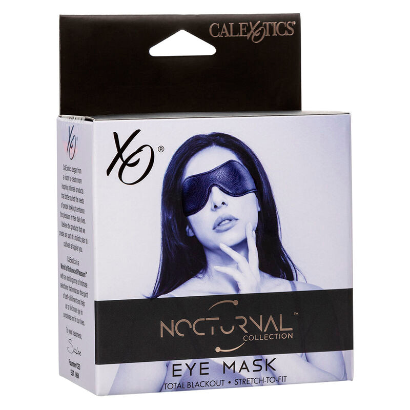 CALEXOTICS - NACHTELIJK OOGMASKER PVC LEER ZWART