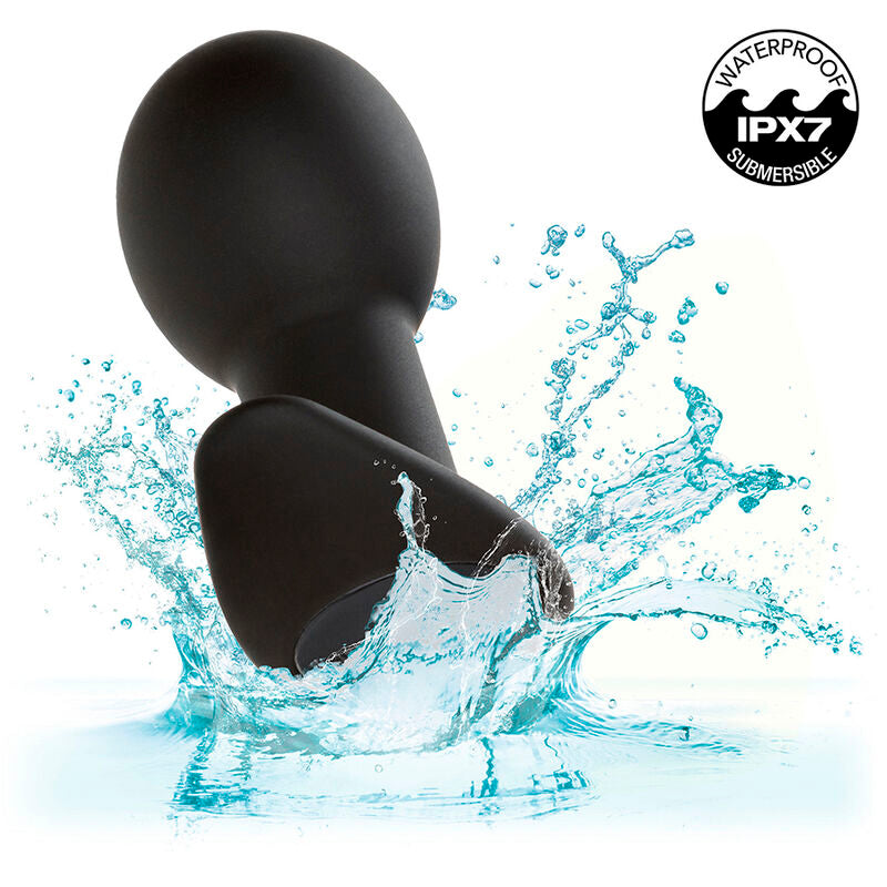 CALEXOTICS - ROCK BOTTOM ANAALPLUG 10 TRILLINGEN SILICONE ZWART