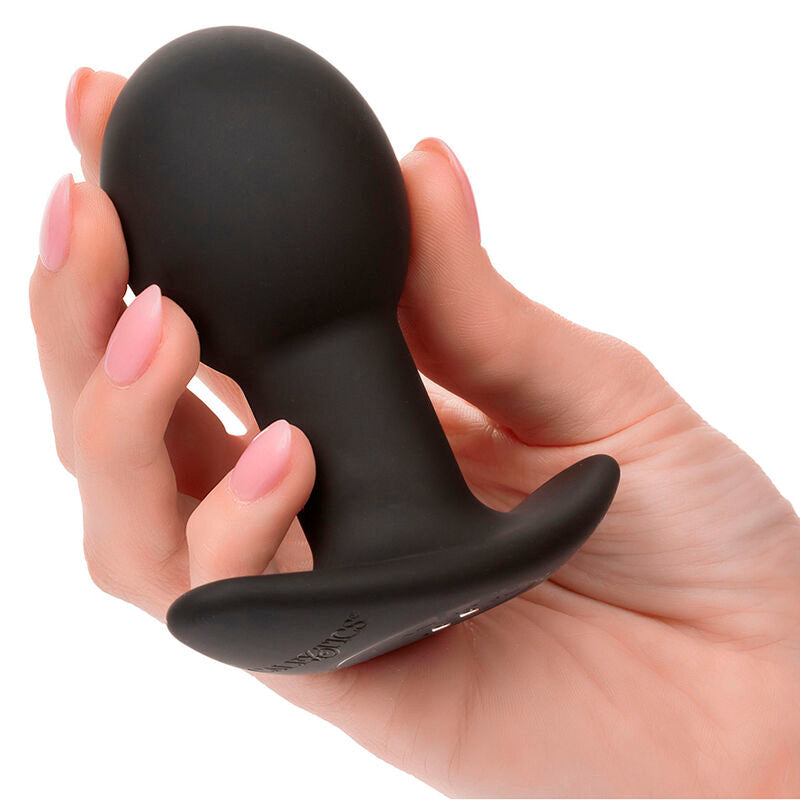 CALEXOTICS - ROCK BOTTOM ANAALPLUG 10 TRILLINGEN SILICONE ZWART