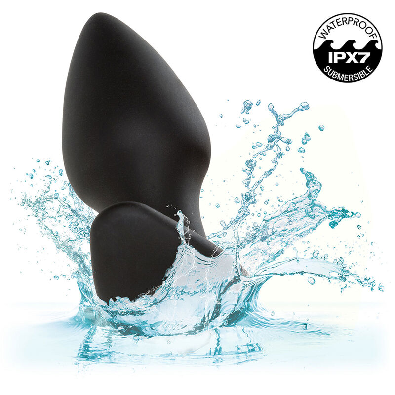 CALEXOTICS - ROCK BOTTOM PERFECTE ANAALPLUG 10 TRILLINGEN SILICONE ZWART