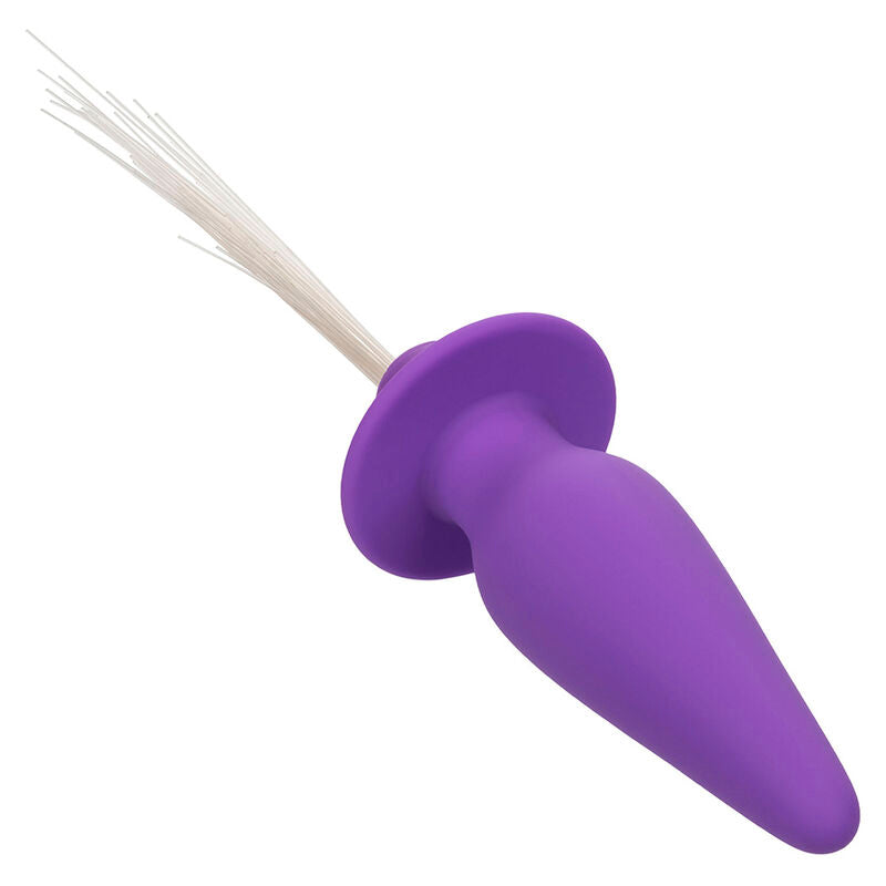 CALEXOTICS - SOUTHERN LIGHTS OPLICHTENDE ANALE PLUG 10 TRILLINGEN SILICONEN PAARS