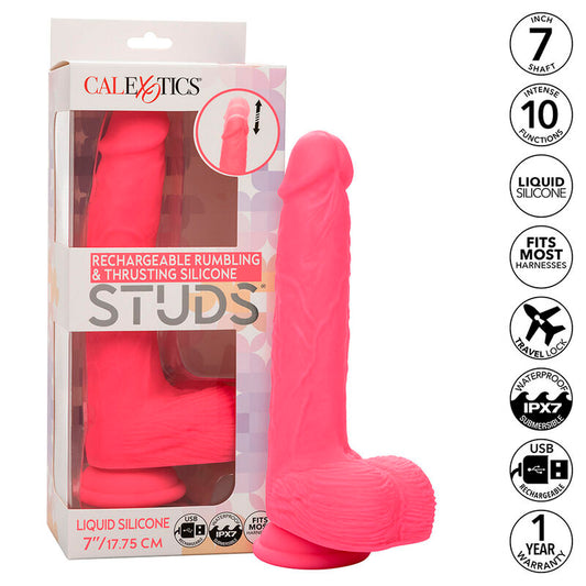 CALEXOTICS - STUDS REALISTISCHE VIBRATOR 10 TRILLINGEN ROZE