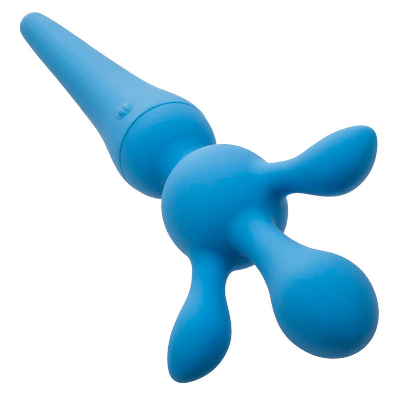 CALEXOTICS - COUTURE KIT VIBRATOR STAAF 10 TRILLINGEN BLAUW
