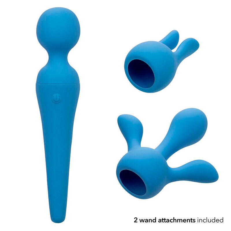 CALEXOTICS - COUTURE KIT VIBRATOR STAAF 10 TRILLINGEN BLAUW