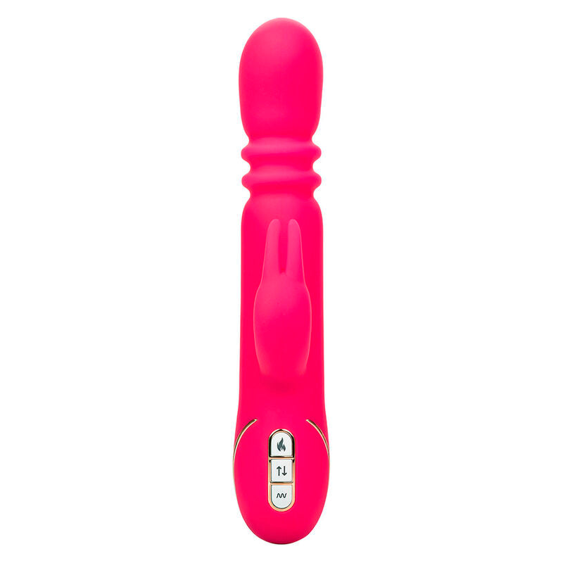 CALEXOTICS - JACK FANTASY TRIPLE VERWARMDE VIBRATOR RABBIT ROZE