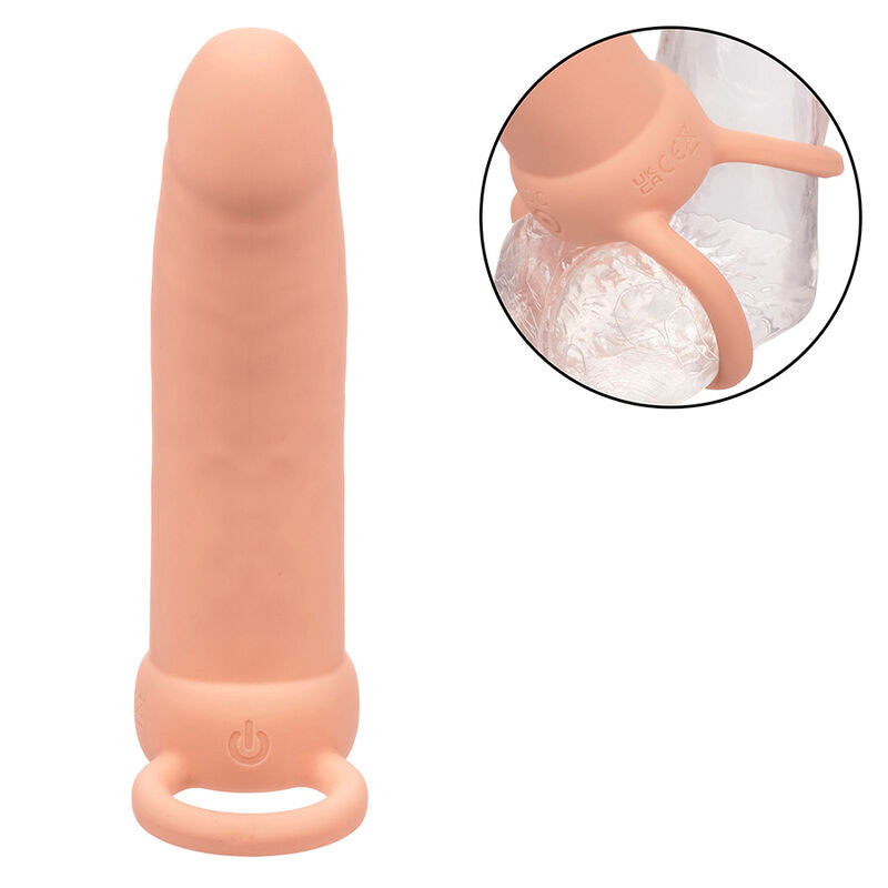 CALEXOTICS - MAXX THICK DUAL PENETRATOR 10 VIBRATIES HUIDSKLEURIG