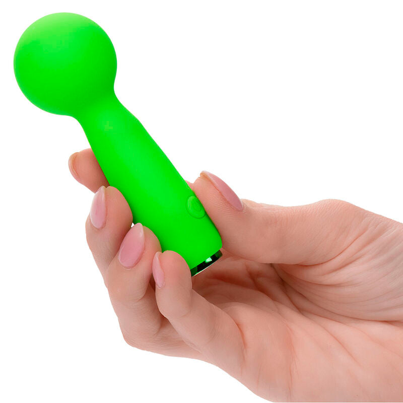CALEXOTICS - NEON VIBES DE BUBBLY VIBE MINI MASSAGER 10 TRILLINGEN GROEN