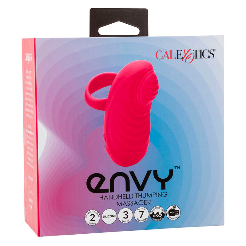 CALEXOTICS - ENVY HANDGEHOUDEN ROLLENDE BAL MASSAGER 7 TRILLINGEN ROZE