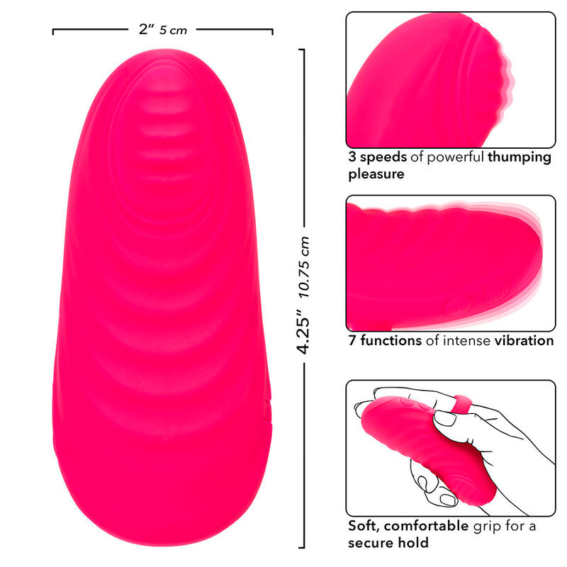 CALEXOTICS - ENVY HANDGEHOUDEN ROLLENDE BAL MASSAGER 7 TRILLINGEN ROZE