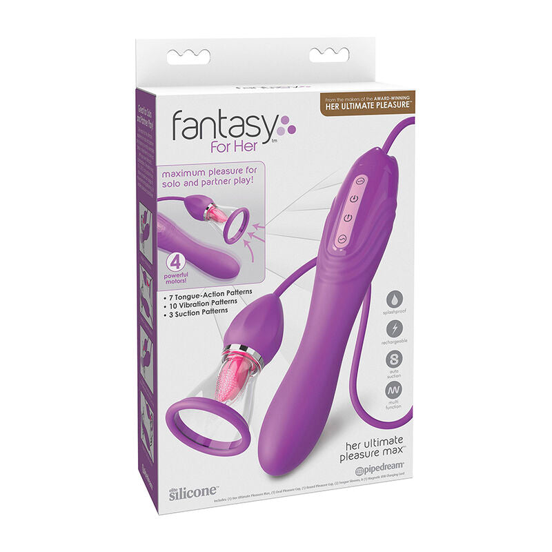 FANTASY FOR HER - ULTIEME PLEZIER MAX ZUIGSLANG MET STIMULERENDE TONG PAARS