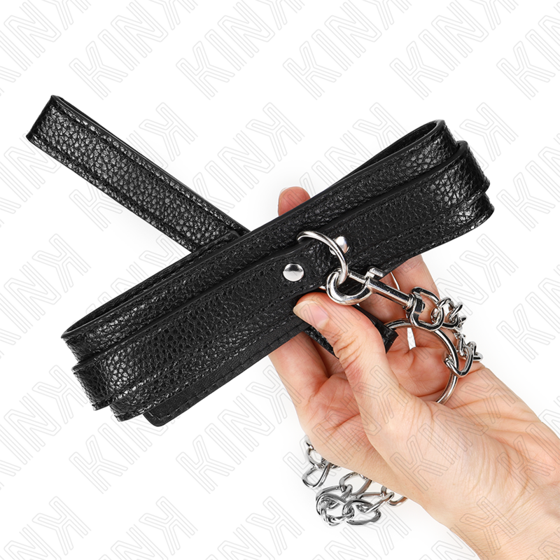 KINK - KETTING MET SLANGENPRINT EN RIEM 65 CM