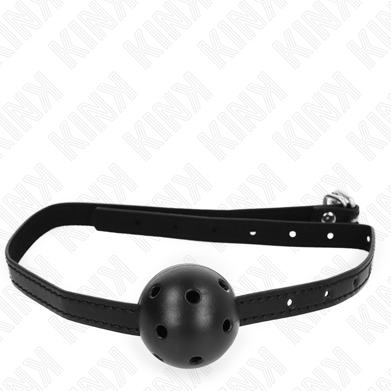 KINK - SIMPLICITY ZWARTE ADEMENDE BAL 4,5 CM KNEVEL 62 x 1,5 CM