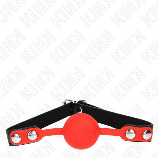 KINK - RODE SILICONEN BAL 4 CM KNEVEL 60 x 2 CM
