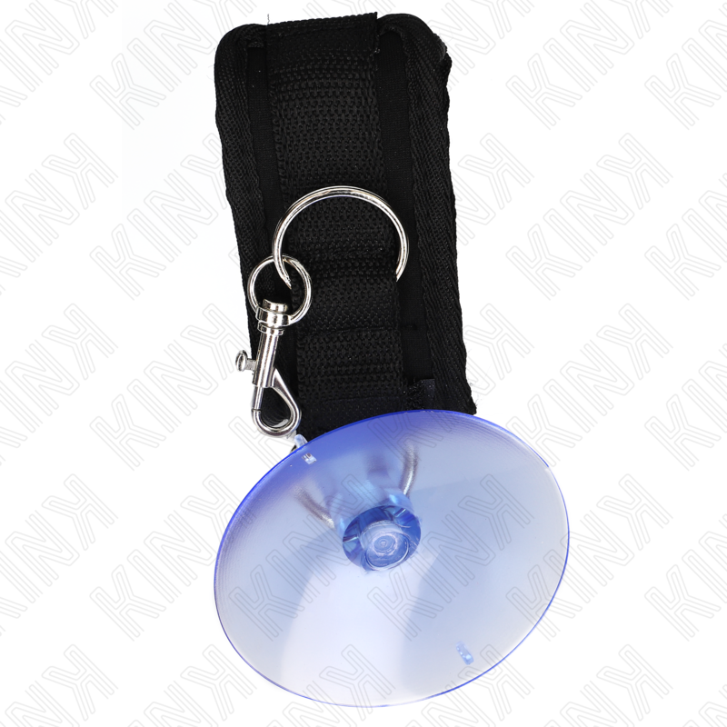KINK - ZUIGNAP POLSBANDEN ZWART 29-40 CM X 5 CM