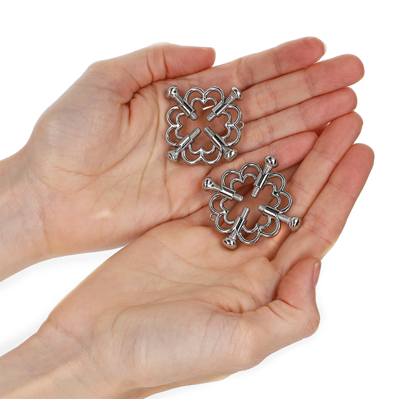 KINK - METALEN BLOEM TEPELKLEMMEN