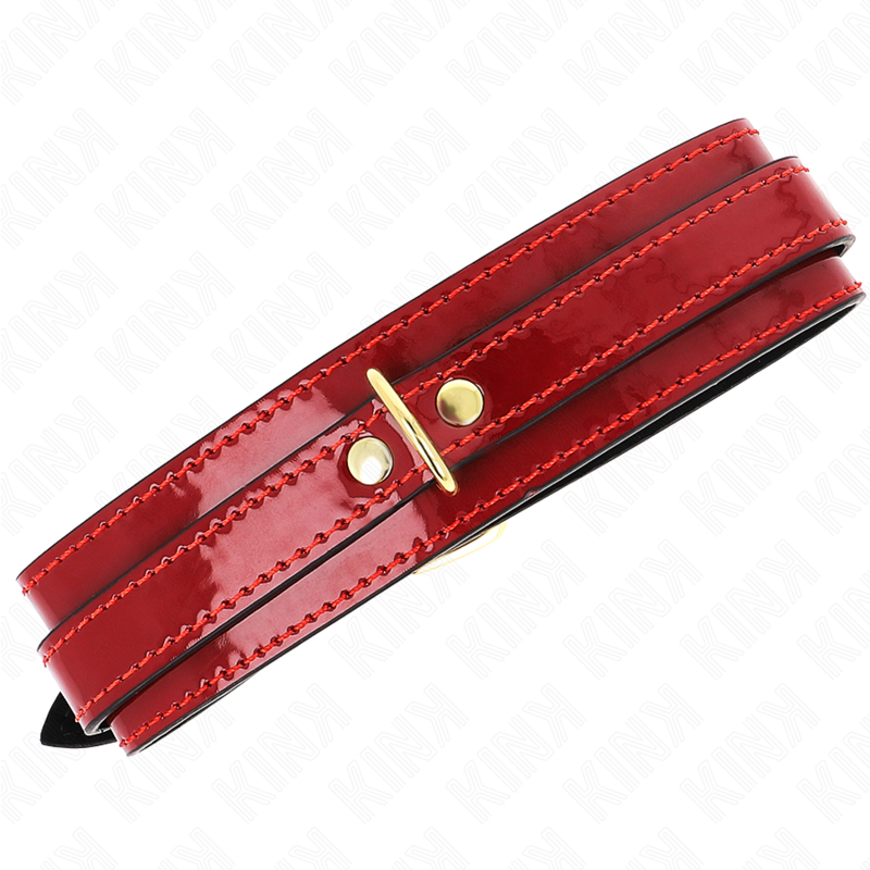 KINK - WIJNRODE VERSTELBARE KETTING MET GOUDEN DETAILS 29-42,5 CM X 4 CM