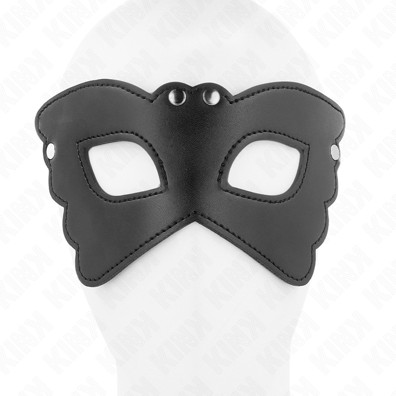 KINK - VLINDERVORMIG KUNSTLEDEREN MASKER 20 x 9 CM