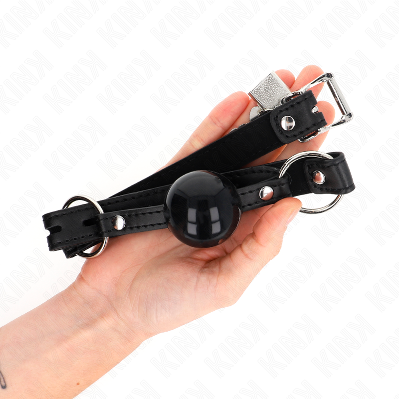 KINK - TPE BAL 4 CM KNEVEL MET ZWART SLOT 60 x 2 CM