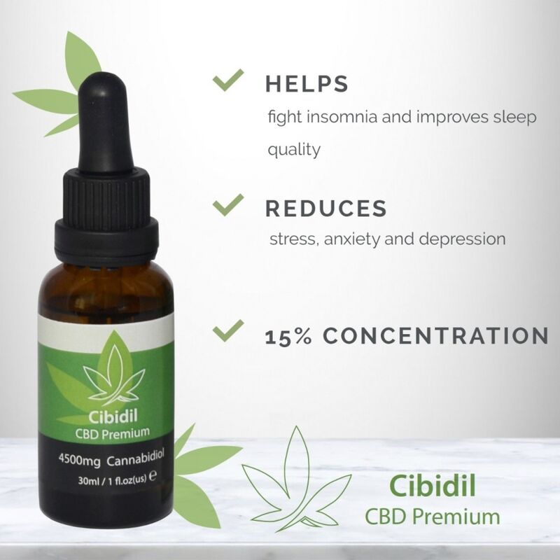 500 COSMETICA - CIBIDIL ONTSPANNENDE CBD OLIE 15 % 30 ML