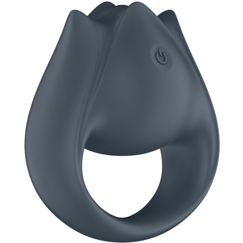 SATISFYER - PERFECT PAIR 2 MULTIVIBRATOR 2 IN 1 PENISRING EN VINGERSTIMULATOR GRIJS