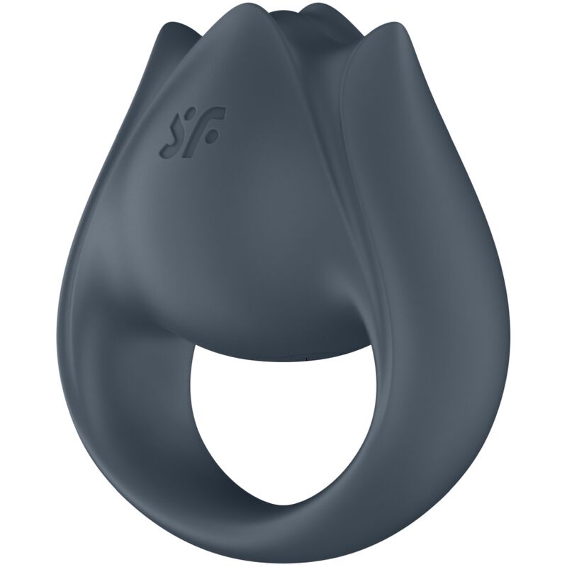 SATISFYER - PERFECT PAIR 2 MULTIVIBRATOR 2 IN 1 PENISRING EN VINGERSTIMULATOR GRIJS